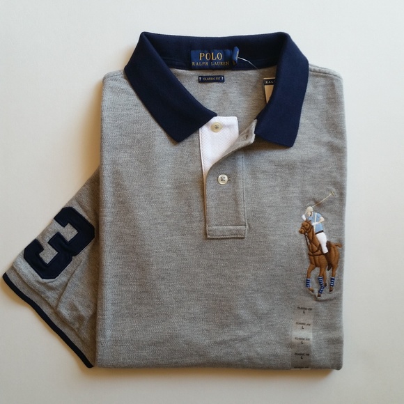 Polo Ralph Lauren Other - NEW Men Ralph Lauren Polo Shirt Heather Gray